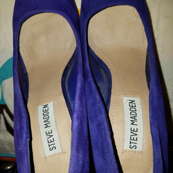 Purple Steve Madden Platforms worn once - Picture 5 of 5